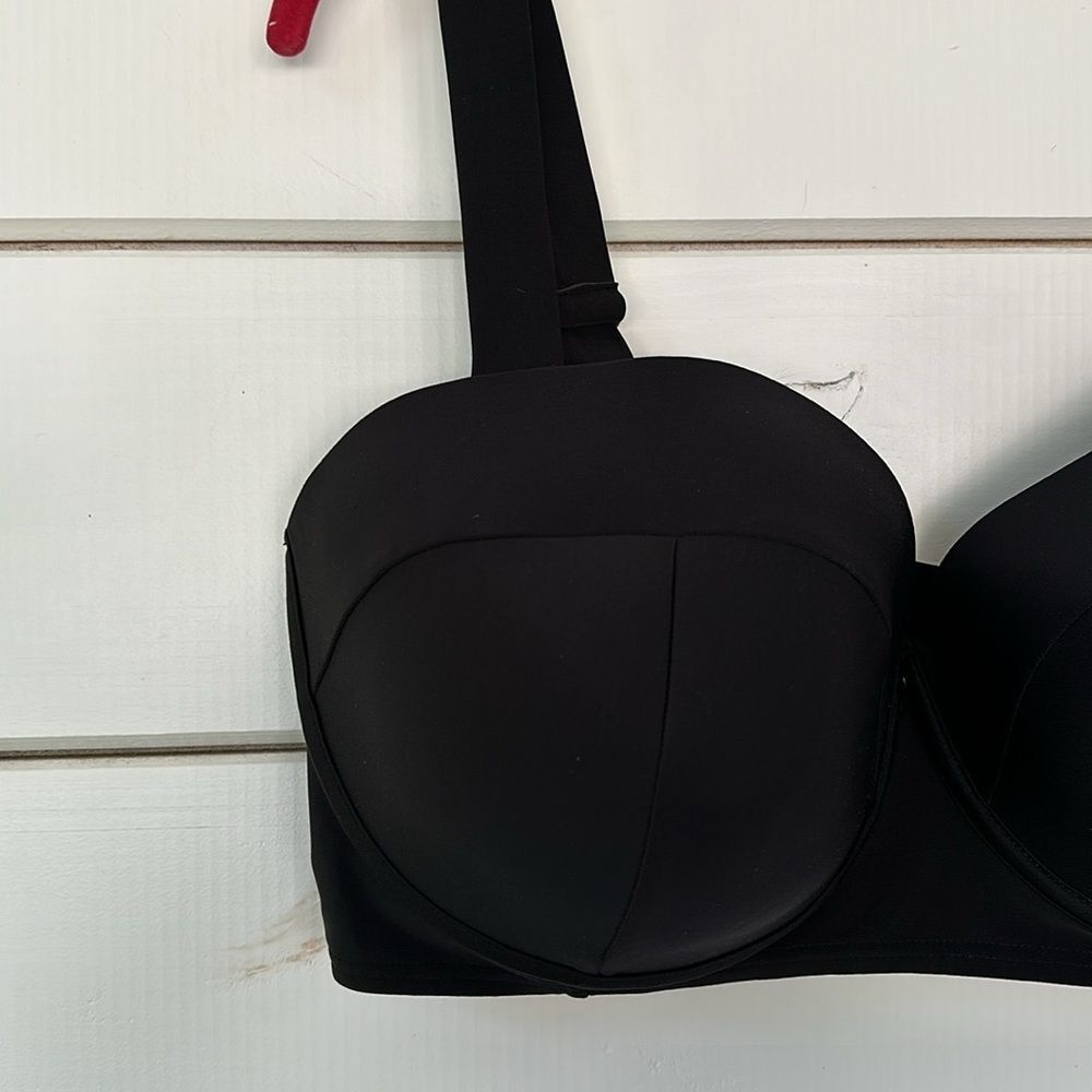 Swimsuits For All Underwire Balconette Bikini Top NEW Black Size 20 E/F - Picture 3 of 13